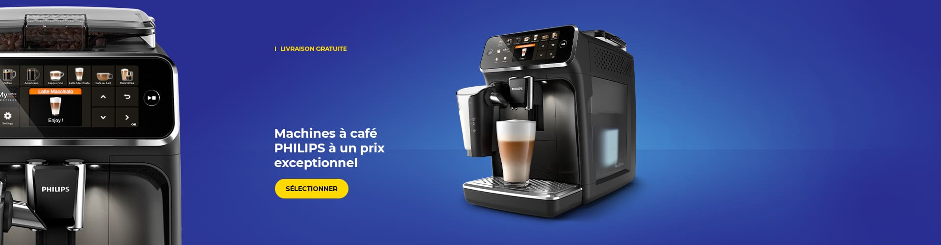 Machines à café PHILIPS à un prix exceptionnel