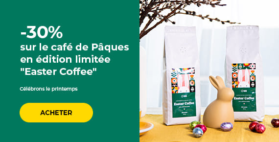"-30% sur  le café de Pâques en édition limitée ""Easter Coffee"""