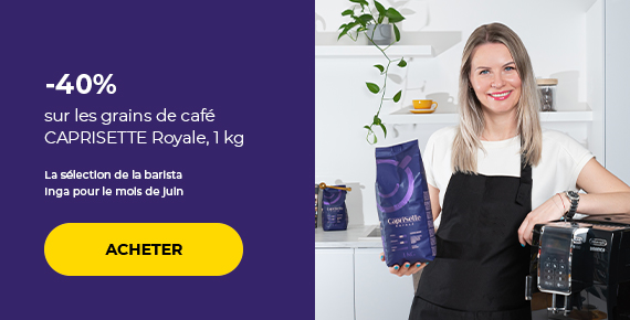 -40% sur les grains de café CAPRISETTE Royale, 1 kg