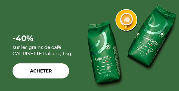 -40% sur les grains de café CAPRISETTE Italiano, 1 kg